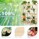 Multifunctional Bamboo Shelf Storage Organizer Rack by LJGDeals