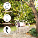 Cushioned Hammock Swing Chair with Hanging Kit by LJGDeals