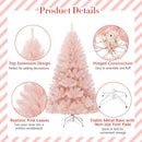 6/7 Feet Artificial Christmas Tree Hinged Full Fir Tree by LJGDeals