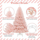 6/7 Feet Artificial Christmas Tree Hinged Full Fir Tree by LJGDeals