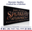Speakeasy Lounge Wall Sign