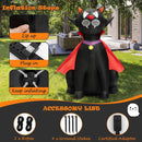 4.7 Feet Halloween Inflatable Vampire Cat with Red Cloak by LJGDeals