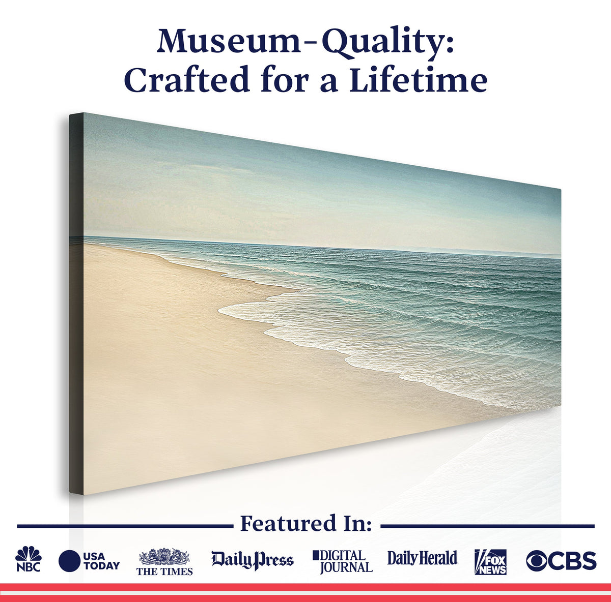 Beachside Bliss Coastal Wall Art, photo 6 of 10