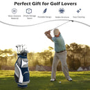 10.5 Inch Golf Stand Bag with 14 Way Dividers and 7 Zippered Pockets by LJGDeals
