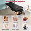 3 Fold Portable Adjustable Massage Table with Carry Case by LJGDeals