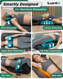 LX27 Stretching Mat Massager, Charcoal Black by Lunix