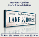 Personalized Lake House Sign IV