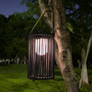 10.5'' High Solar Lantern Outdoor Table Lamp Black 2Pcs by JHY DESIGN