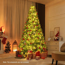 6/7/8 FT Pre-Lit Artificial Christmas Tree with Remote Control and LED Lights by LJGDeals