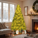 6/7/8 FT Pre-Lit Artificial Christmas Tree with Remote Control and LED Lights by LJGDeals