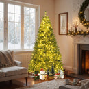 6/7/8 FT Pre-Lit Artificial Christmas Tree with Remote Control and LED Lights by LJGDeals