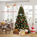 6/7/8 FT Pre-Lit Artificial Christmas Tree with Remote Control and LED Lights by LJGDeals