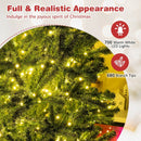 6/7/8 FT Pre-Lit Artificial Christmas Tree with Remote Control and LED Lights by LJGDeals