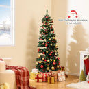 6/7 FT Pre-Lit Artificial Christmas Tree Spiral Holiday Tree with 612/791 Branch Tips and 8 Modes by LJGDeals