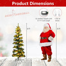 6/7 FT Pre-Lit Artificial Christmas Tree Spiral Holiday Tree with 612/791 Branch Tips and 8 Modes by DirectDeals