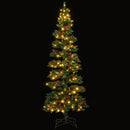 6/7 FT Pre-Lit Artificial Christmas Tree Spiral Holiday Tree with 612/791 Branch Tips and 8 Modes by DirectDeals