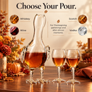 Cock - Chicken Decanter 500ml Whiskey and Wine Decanter Set
