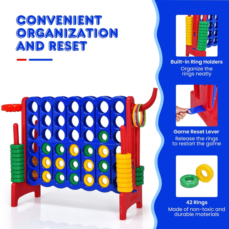 2.5ft 4-to-Score Giant Game Set-Red, photo 8 of 8