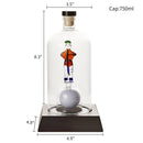Golfer Decanter Whiskey Decanter - The Wine Savant, Golf Gifts for Both Men & Women, Golf Accessories, Golfer Gifts, Based on A Replica Human Golfing (750ml Decanter)