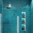 Turquoise Blue 6x6 Glossy Square Porcelain Tile (19 pack, 4.65 sq ft/case)
