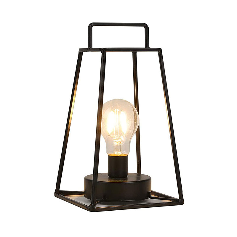 11.5’‘High Retro Style Geometric Table Lamp, photo 2 of 7