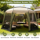 6-8 Person Netted Canopy Tent with Zippered Door by LJGDeals
