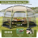 6-8 Person Netted Canopy Tent with Zippered Door by LJGDeals