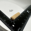 Fluted Dowel Pin - White Birch: Superior Glue Dispersion and Bonding in 4 Sizes