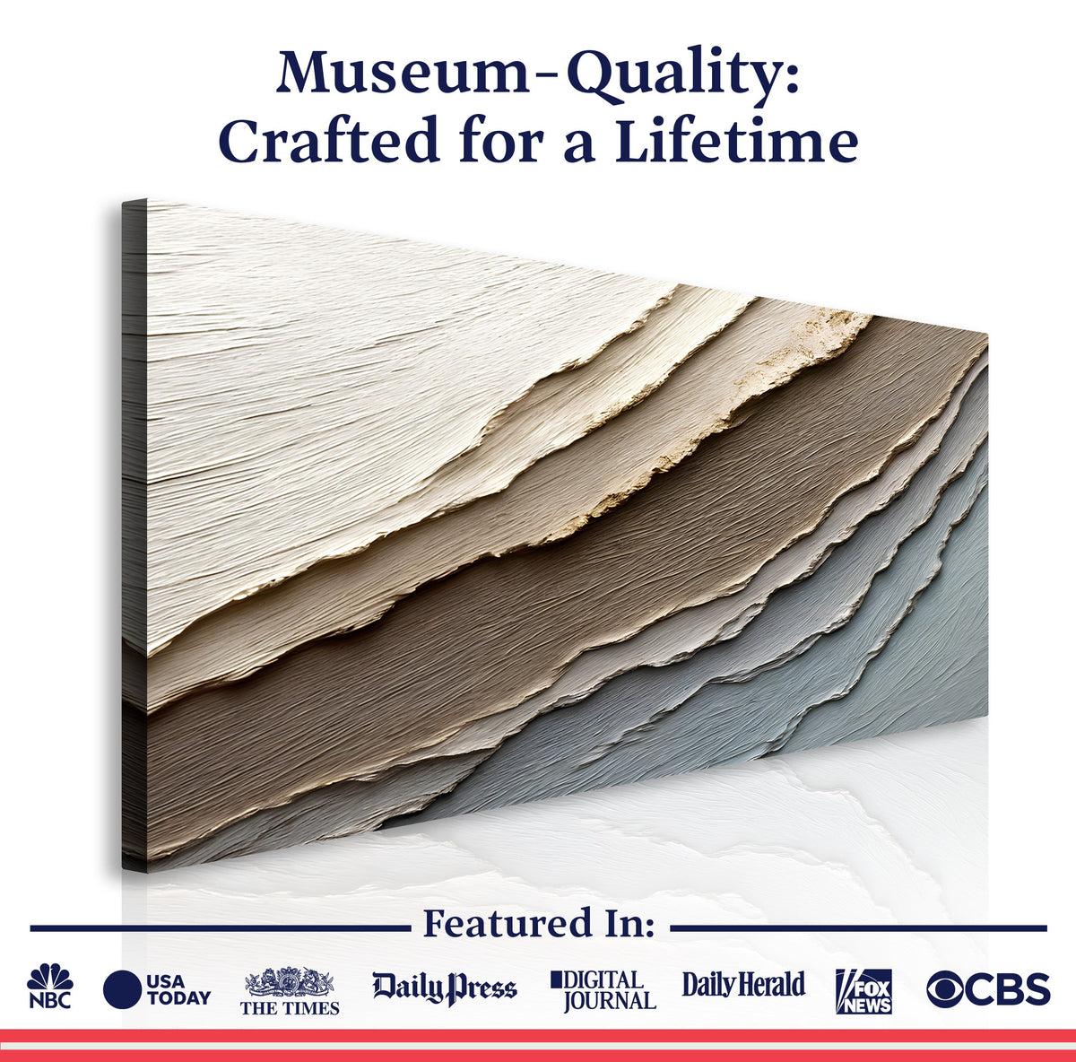 Abstract Earth Tones Wall Art, photo 6 of 10