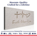 Faith, Hope, Love Faith Wall Art IV