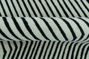 Modern Geometrical Pattern Black And White Hand Tufted Custom Made wool rug