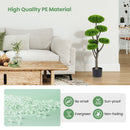 6 Ball Artificial Cypress Topiary Ball Tree with Weighted Pot for Porch