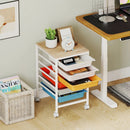 6-Drawer Rolling Storage Cart with Wooden Tabletop by LJGDeals