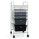 6 Drawers Rolling Storage Cart Organizer by LJGDeals