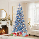 6/7/8/9 FT Artificial Christmas Tree with 767 Snowy Branch Tips by LJGDeals