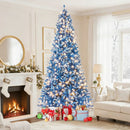 6/7/8/9 FT Artificial Christmas Tree with 767 Snowy Branch Tips by LJGDeals