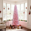6 FT Artificial Christmas Tree with 460 Branch Tips and Folding Metal Stand by LJGDeals