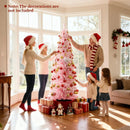 6 FT Artificial Christmas Tree with 460 Branch Tips and Folding Metal Stand by LJGDeals
