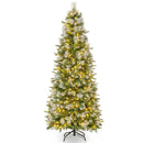 6/7.5/9 FT Artificial Christmas Tree with Warm-White LED Lights by LJGDeals