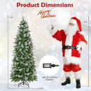 6/7.5/9 FT Artificial Christmas Tree with Warm-White LED Lights by LJGDeals