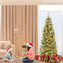 6/7.5/9 FT Artificial Christmas Tree with Warm-White LED Lights by LJGDeals