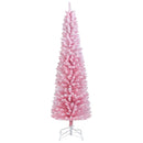 6 FT Artificial Pink Christmas Tree with 460 Branch Tips for Holiday by LJGDeals