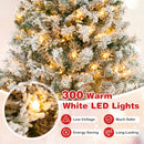 6/7/8 Feet Artificial Xmas Tree 3-Minute Quick Shape-6 ft