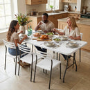 6 FT Fold-in-Half Camping Table with Carrying Handle by LJGDeals