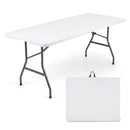 6 FT Fold-in-Half Camping Table with Carrying Handle by LJGDeals