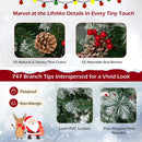6 Feet Pre-Lit Artificial Christmas Tree with 350 LED Lights by LJGDeals