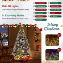 6 Feet Pre-Lit Artificial Christmas Tree with 350 LED Lights by LJGDeals