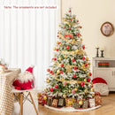 6/7.5/9 FT Pre-Lit Artificial Christmas Tree with 765/1135/1871 Tips and 280/470/690 Warm-White LED Lights by LJGDeals