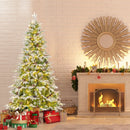 6/7.5/9 FT Pre-Lit Artificial Christmas Tree with 765/1135/1871 Tips and 280/470/690 Warm-White LED Lights by LJGDeals