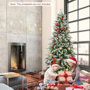 6/7.5/9 FT Pre-Lit Artificial Christmas Tree with 765/1135/1871 Tips and 280/470/690 Warm-White LED Lights by LJGDeals